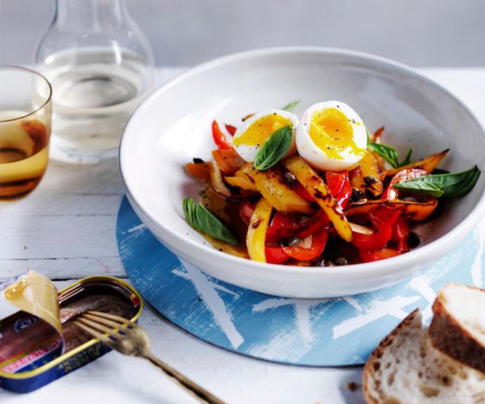 **[Peppers and eggs](https://www.gourmettraveller.com.au/recipes/browse-all/peppers-and-eggs-12459|target="_blank")**