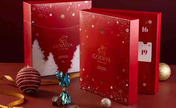 Belgian chocolatier GODIVA unveils debut luxury advent calendar for 2023