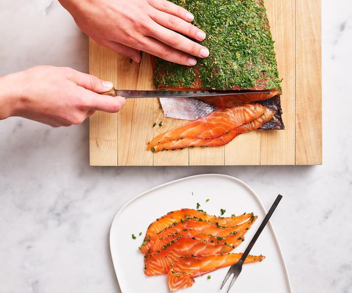 Step 5, optional herb crust