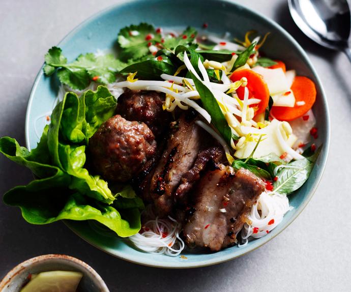 Summer dinner ideas and summer dinner recipes - Vietnamese rice noodle salad