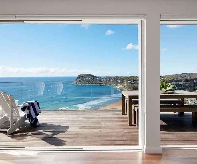 This Palm Beach penthouse overlooks Whale Beach. Photo: Airbnb.