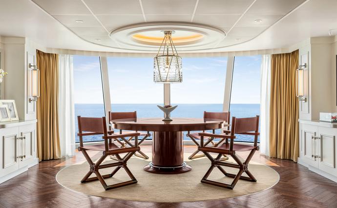 Owner's suite on Oceania Cruises' new Vista cruise ship