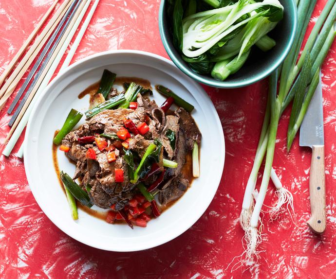 **[Tony Tan's stir-fried beef with chilli bean paste, dried chilli and capsicums](https://www.gourmettraveller.com.au/recipes/fast-recipes/stir-fried-beef-chilli-bean-paste-17092|target="_blank"|rel="nofollow")**