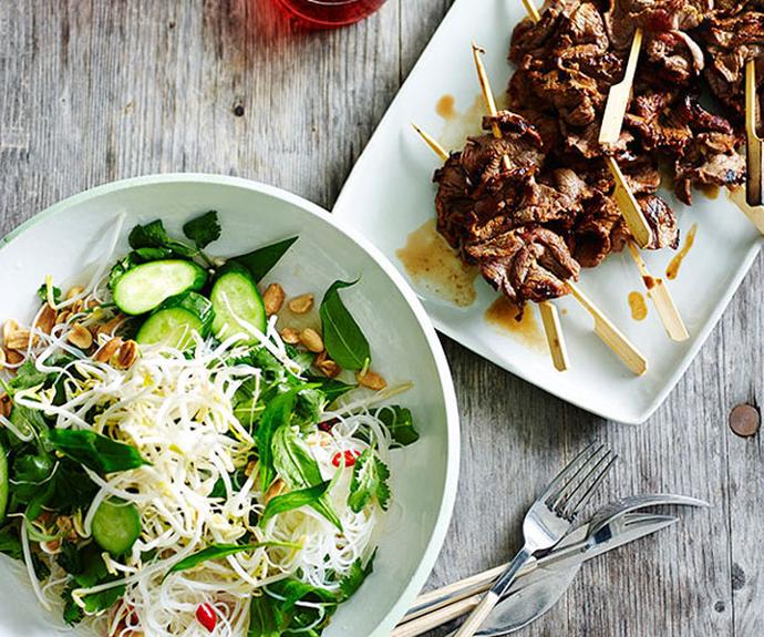 **[Vietnamese-style beef and vermicelli salad](https://www.gourmettraveller.com.au/recipes/fast-recipes/vietnamese-style-beef-and-vermicelli-salad-13542|target="_blank")**