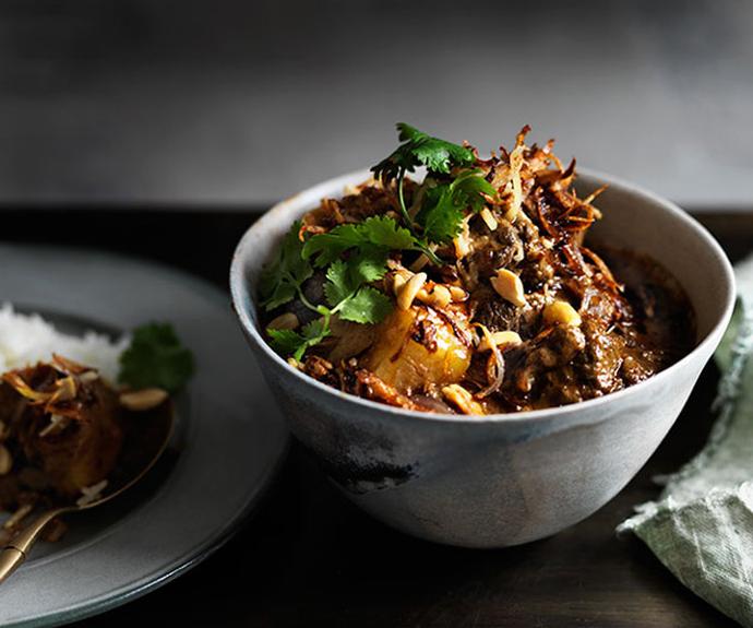 **[Beef and potato Massaman curry](https://www.gourmettraveller.com.au/recipes/browse-all/beef-and-potato-massaman-curry-12281|target="_blank"|rel="nofollow")**