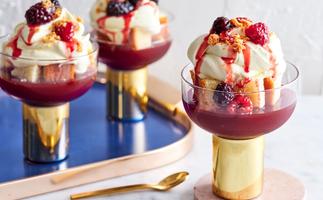 Vincotto berry and amaretto cream trifle recripe