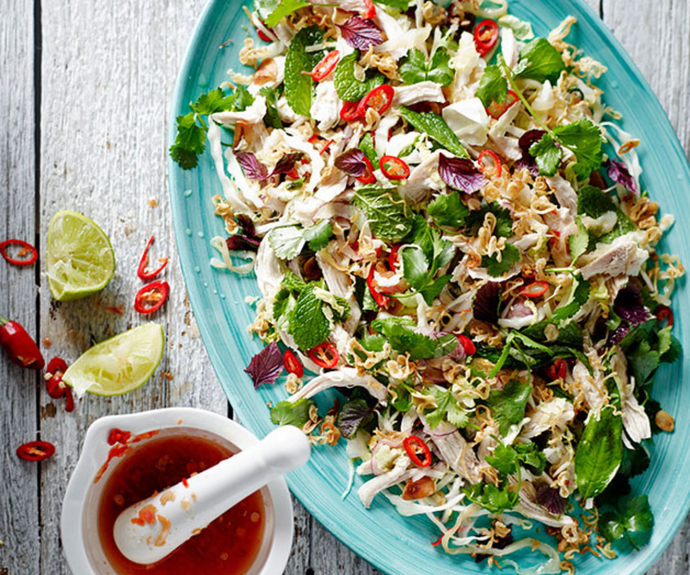 **[Chicken and jellyfish salad](http://www.gourmettraveller.com.au/recipes/chefs-recipes/chicken-and-jellyfish-salad-8158|target="_blank")**