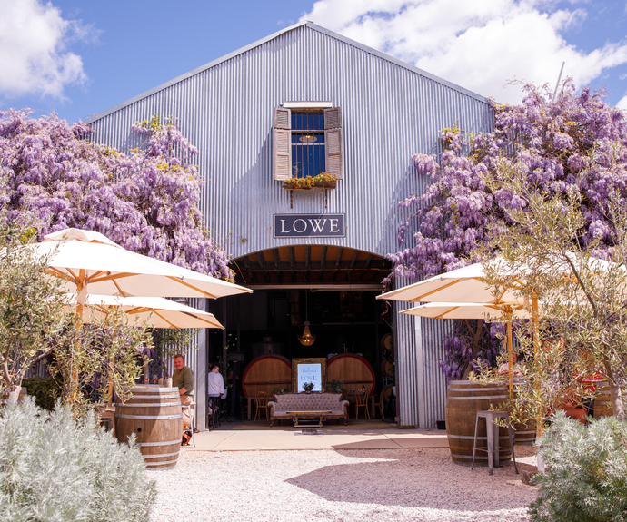 The cellar door at Lowe Wines